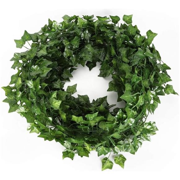 90 Ft 12 Pack Artificial Ivy Fake Vine Leaves - Picture 3 of 7